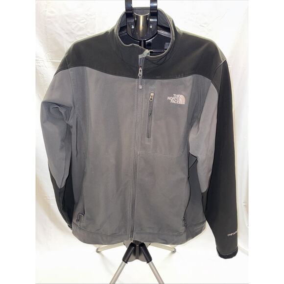 Men’s North Face Soft Shell Jacket Black/Gray Size: XL - Picture 1 of 10